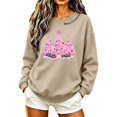thumbnail image 1 of Cmtiyu Chirstmas Sweatshirt for Women Classic Crew Neck Long Sleeve Christmas Graphic Sweatshirts Casual Loose Fall Outerwear Pullover Tops S-2XL, 1 of 5
