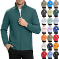 thumbnail image 1 of Cmtiyu Fashion Jackets for Men Casual Long Sleeve Stand Neck Outdoor Zip Up Green Jackets with Zip Pockets XXS-3XL, 1 of 9