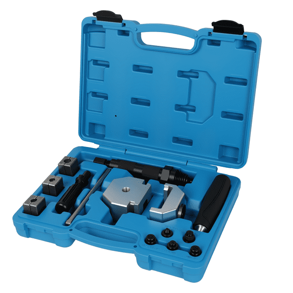 Cmtool 18-Piece Brake Line Flaring Tool Kit for 3/16 in Brake Oil Pipes, Automotive Flaring Set with Tubing Cutter