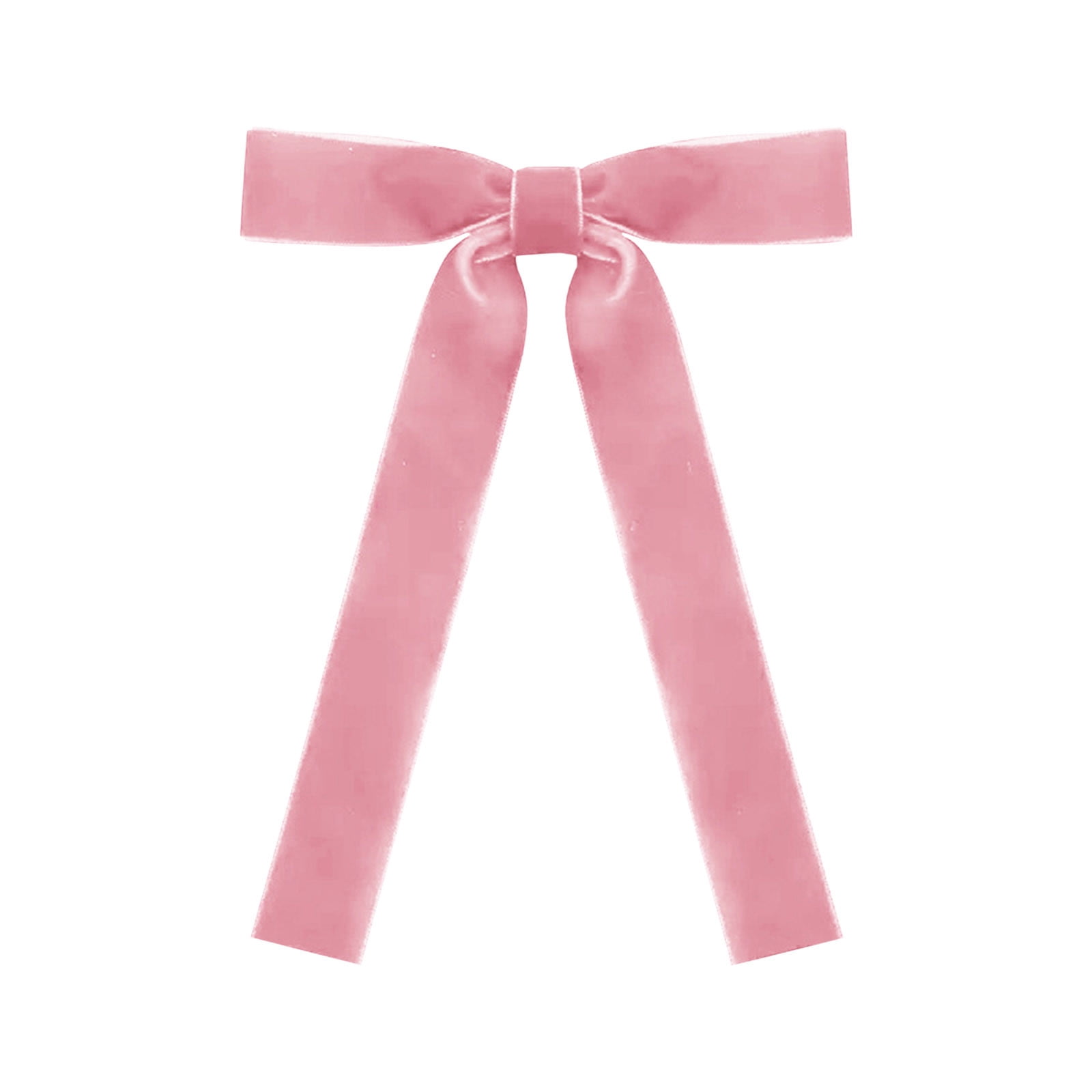 Cmunyle 24 Pieces Pink Velvet Christmas Tree Bows Extra Wide For Wreath ...