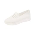 thumbnail image 1 of Cmunyle Casual Knit Slip-On Shoes For Women Loafers Round Toe Soft Sole Available In Us Size 6.5 Made With Mesh Fabric Breathable Design, 1 of 9