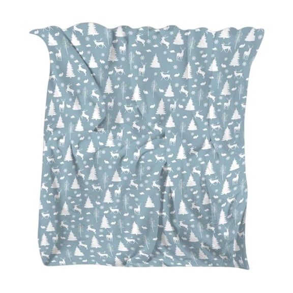 Cmunyle Comfortable Flannel Nap Blanket For Holiday Decor Soft And Warm 40X50 Inches Black Color Flock Material Suitable For Home And Office Use Premium Flannel Blanket B