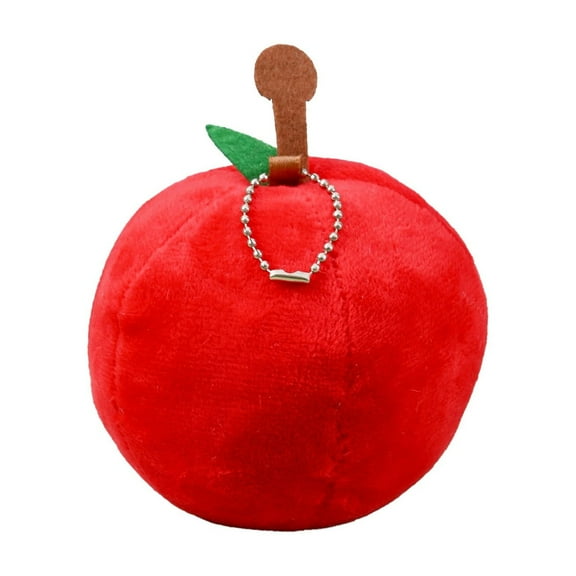 Cmunyle Cute Plush Apple Doll Toy In Red For Stress Relief And Christmas Eve Gift Soft Fabric Material 3.9 By 3.5 Inches Red