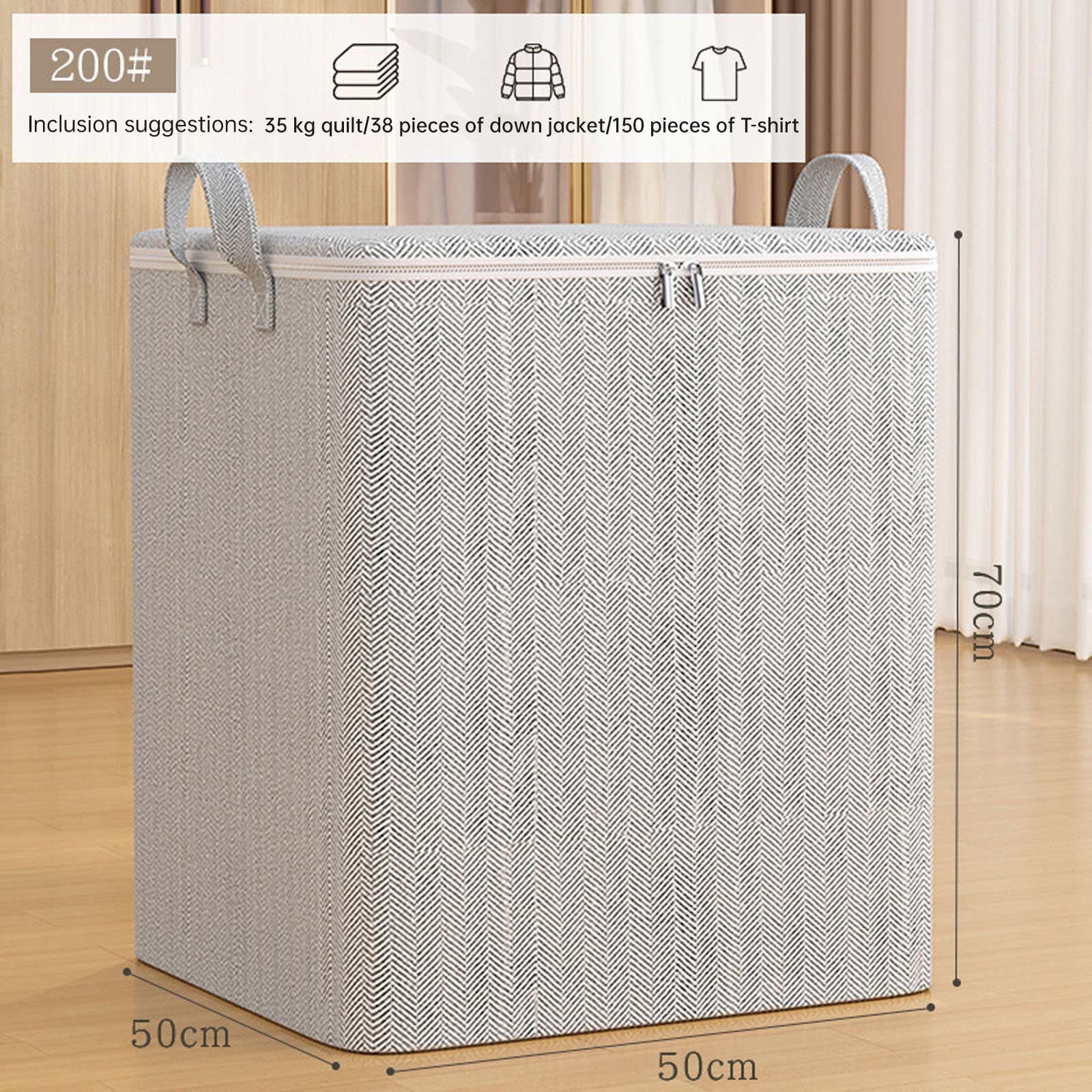 Cmunyle Foldable Storage Bins Clothes Quilt Storage Box Put Closet ...