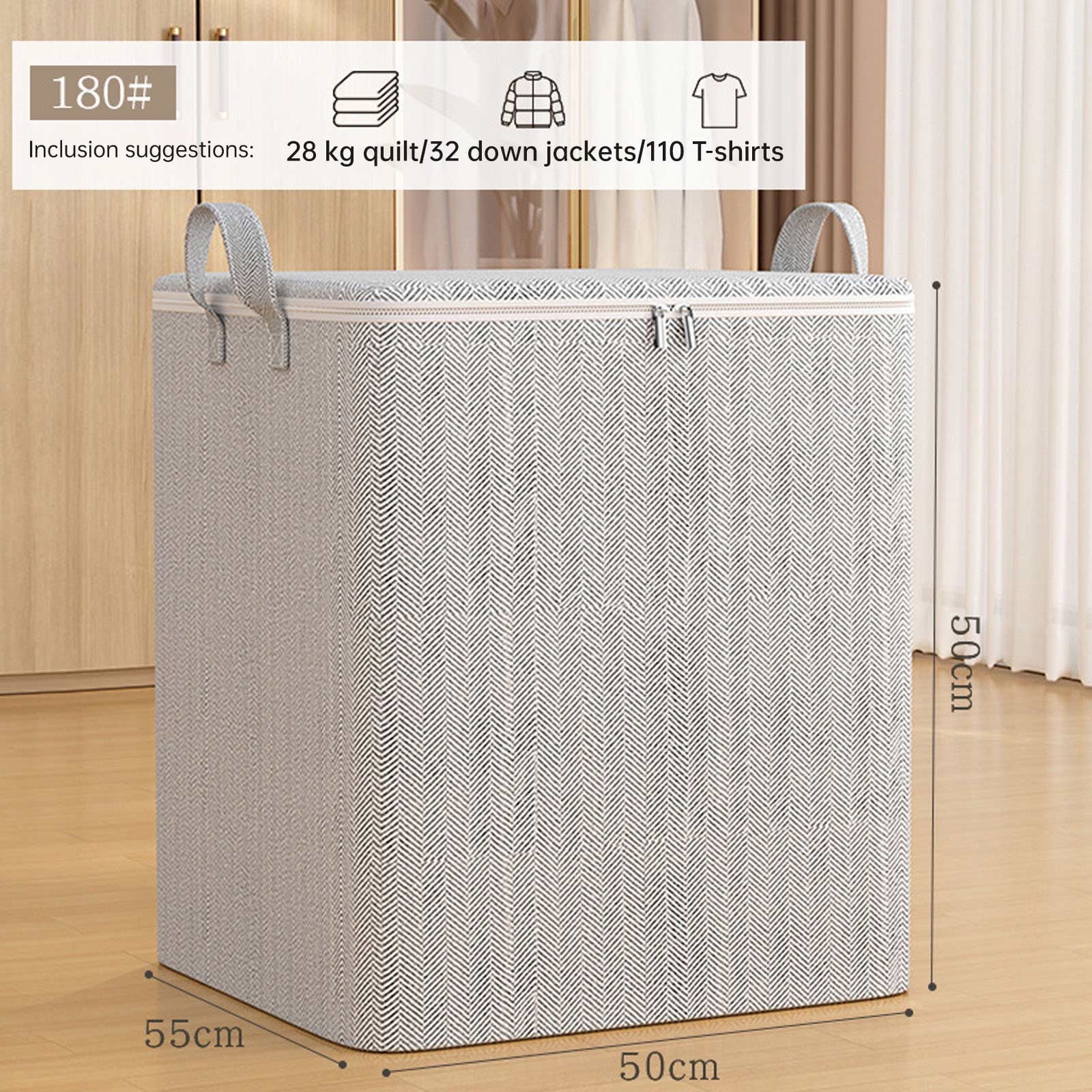 Cmunyle Foldable Storage Bins Clothes Quilt Storage Box Put Closet ...