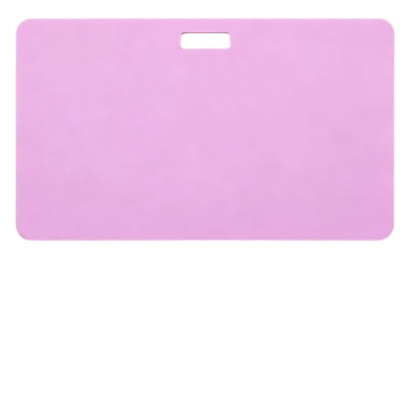 Cmunyle Horizontal Erasable Silicone ID Badge Reusable Writing Name Tag Waterproof Stain Resistant Lightweight Clip On Design For Office Workplace Outdoor Staff Use