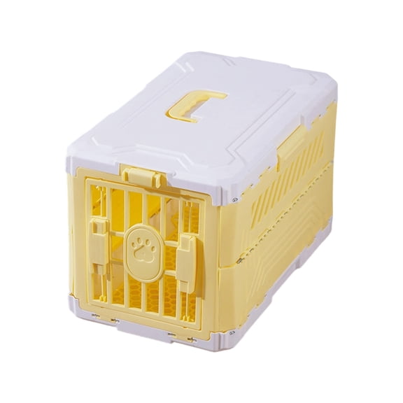 Cmunyle Pet Carrier Foldable Airline Travel Crate For Cats Dogs With Carry Handles Ventilated Secure Kennel For Car Outdoor Home Use