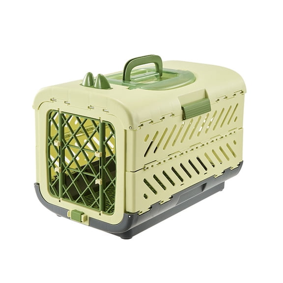 Cmunyle Pet Carrier Foldable Travel Crate For Dogs And Cats With Top Opening Handheld Car Use Ventilated Box For Outdoor Trips And Home