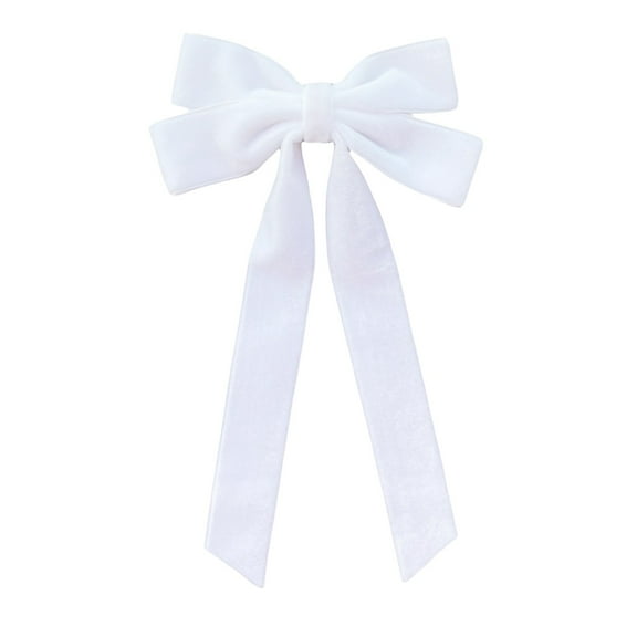 Cmunyle Small Velvet Christmas Bow For Gift Wrapping Home Decoration Apparel Clothing Accessory Single Sided Velvet Fabric Polyester Material In Style E E