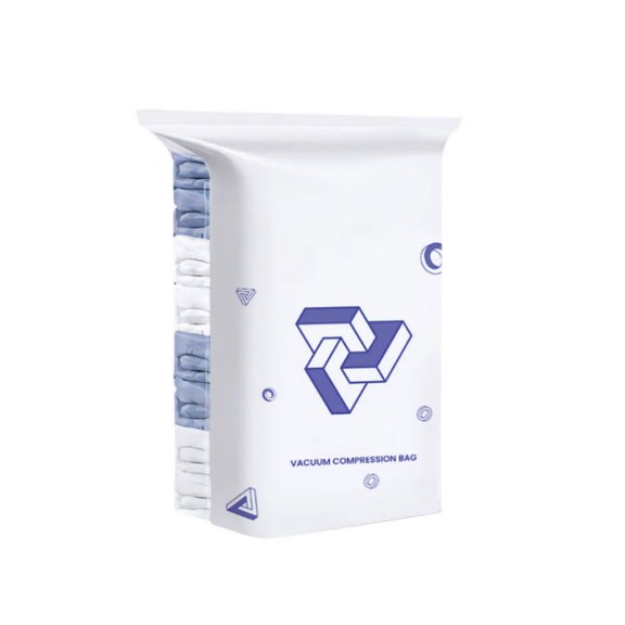 Cmunyle Vacuum Compression Storage Bag 31.50 by 39.37 by 14.96 Inch Hand Press Stand Up Saver for Blankets Bedding Storage