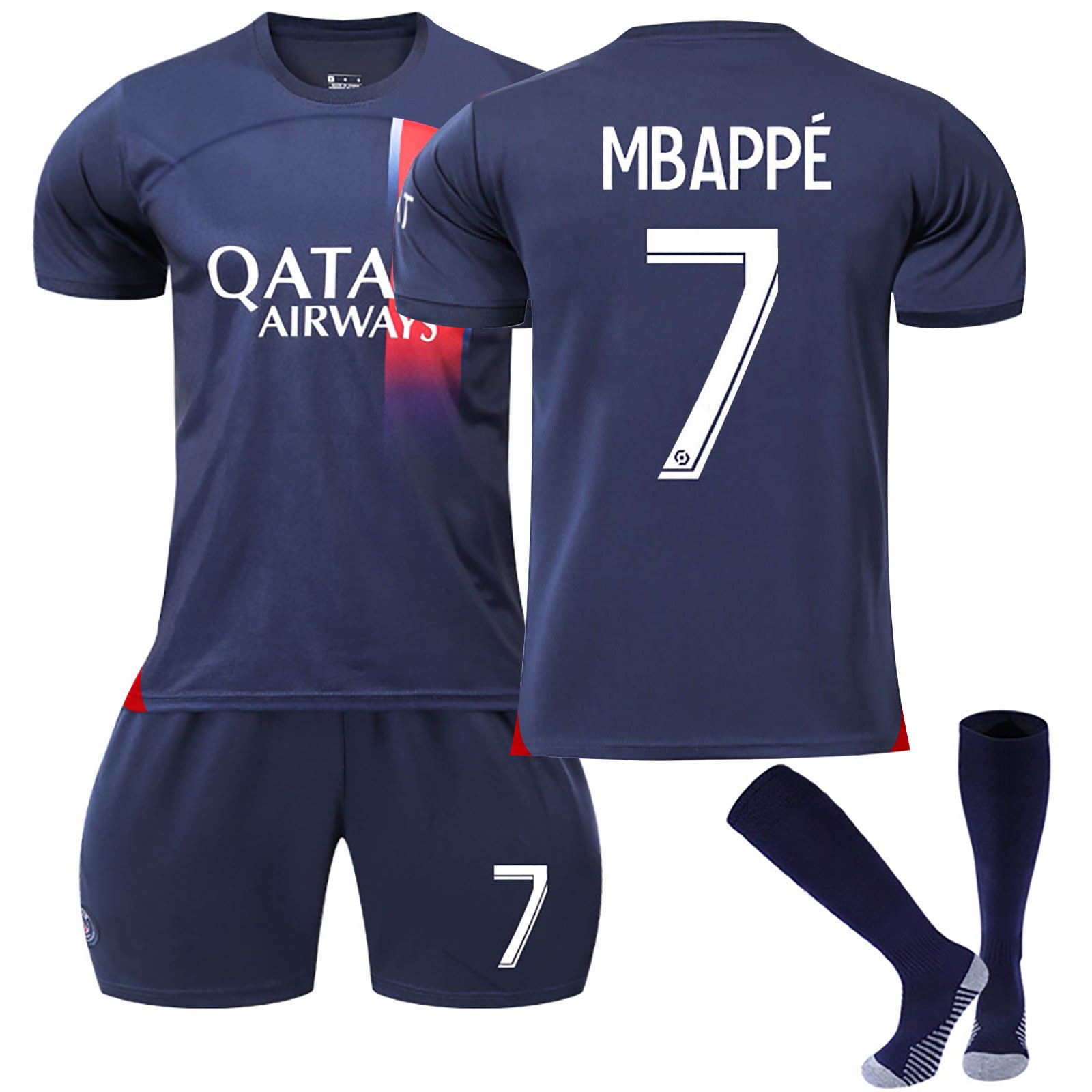 Cmuxi 20232024 Season PSG Home Match Jersey Collection (3Piece Set