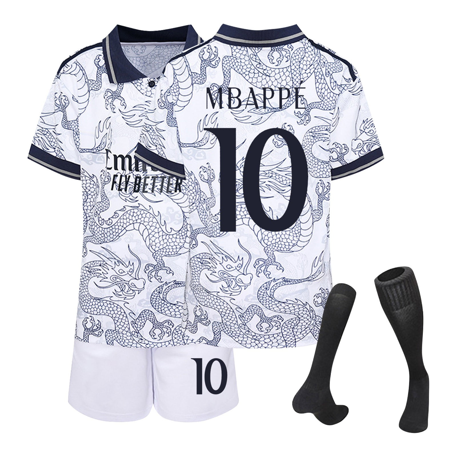 Cmuxi 20242025 Real Madrid CF Home Game Jersey Set (3Piece