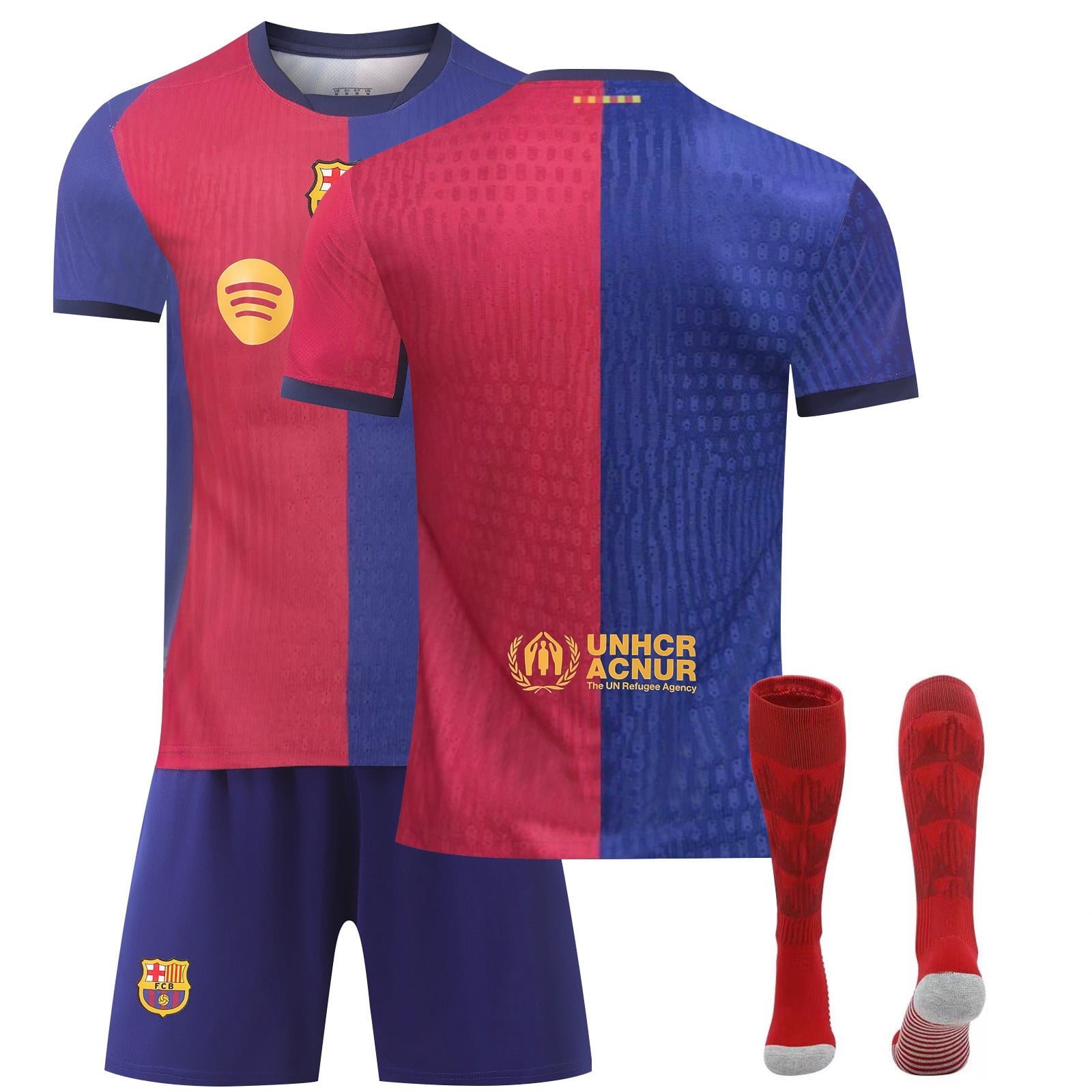 Cmuxi 20242025 Season Spain FC Barcelona Home Kit None Number Print