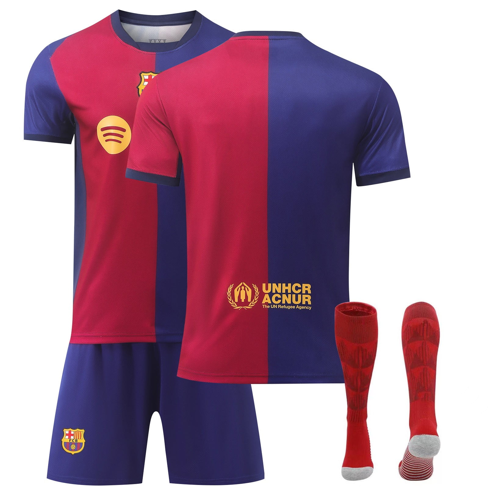 Cmuxi 20242025 Season Spain FC Barcelona Home Kit None Number Print