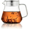thumbnail image 1 of CnGlass Induction Stovetop Kettle with Filter Lid, Glass Clear, 20 oz, 1 of 7