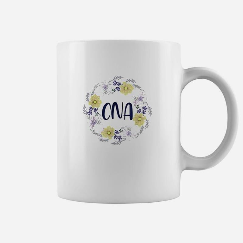 Cna Round Floral Frame Certified Nursing Assistant Gift Coff - Walmart.com