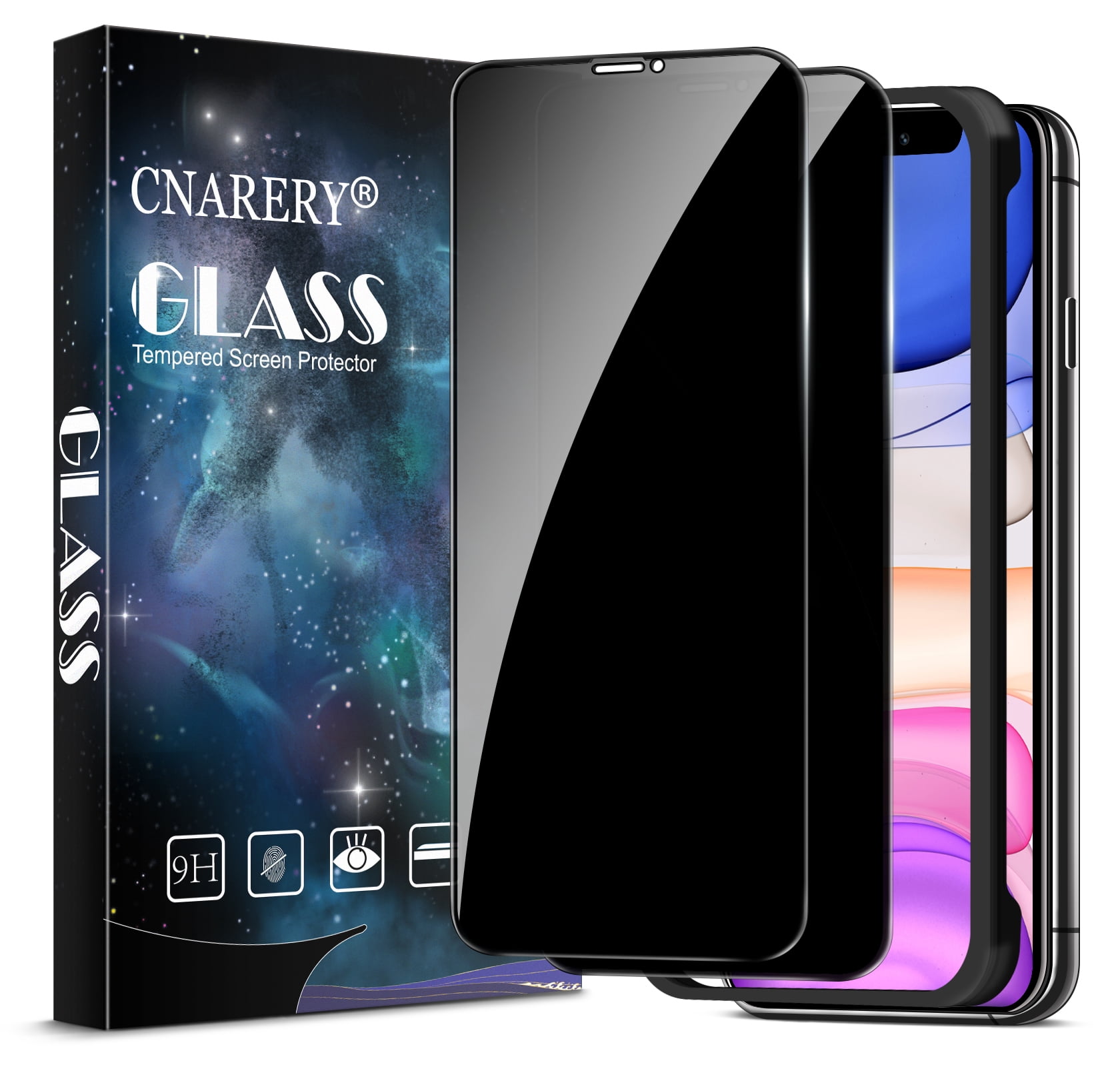 2 Pezzi Pellicola Protettiva Privacy Per IPhone 11 – Vetro Temperato 3D Anti-Spy – Copertura Completa Case Friendly - 2