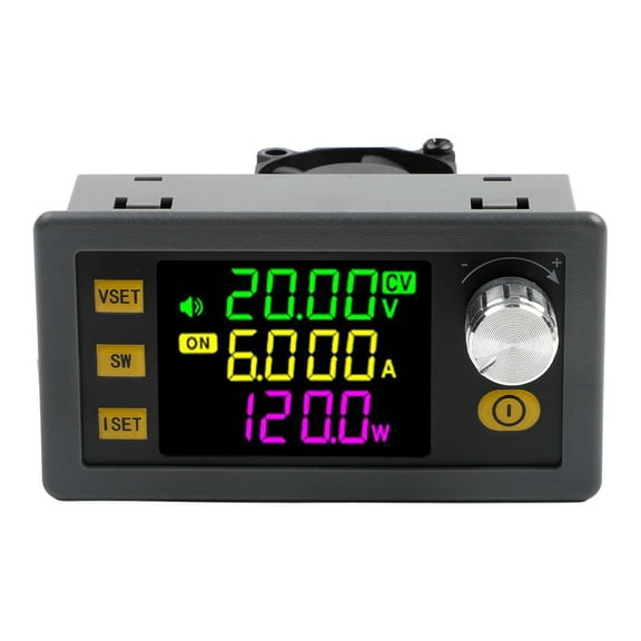 Cnc Voltage Regulator 120W 6A Dc Step Down/Step Up Power Supply With Lcd Display And Multiple Protection Features