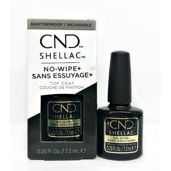 Cnd Shellac NO-WIPE+ TOP COAT 0.25oz/7.3ml