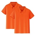 thumbnail image 1 of Cnuiaeg 2-Pack Kids Polo-Shirts Solid Short Sleeve T-Shirt Summer Undershirt Tops for Boys & Girls, 1 of 7