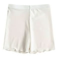 thumbnail image 1 of Cnuiaeg Girls' Biker Shorts for Cartwheels and Under Dresses - Toddler & Kids,Color White,Size 4-5 Years, 1 of 4