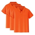 thumbnail image 1 of Cnuiaeg (Pack of 3) Kids Youth Short Sleeve Polo Golf Shirt Back to School Uniform Boys and Girls, 1 of 7