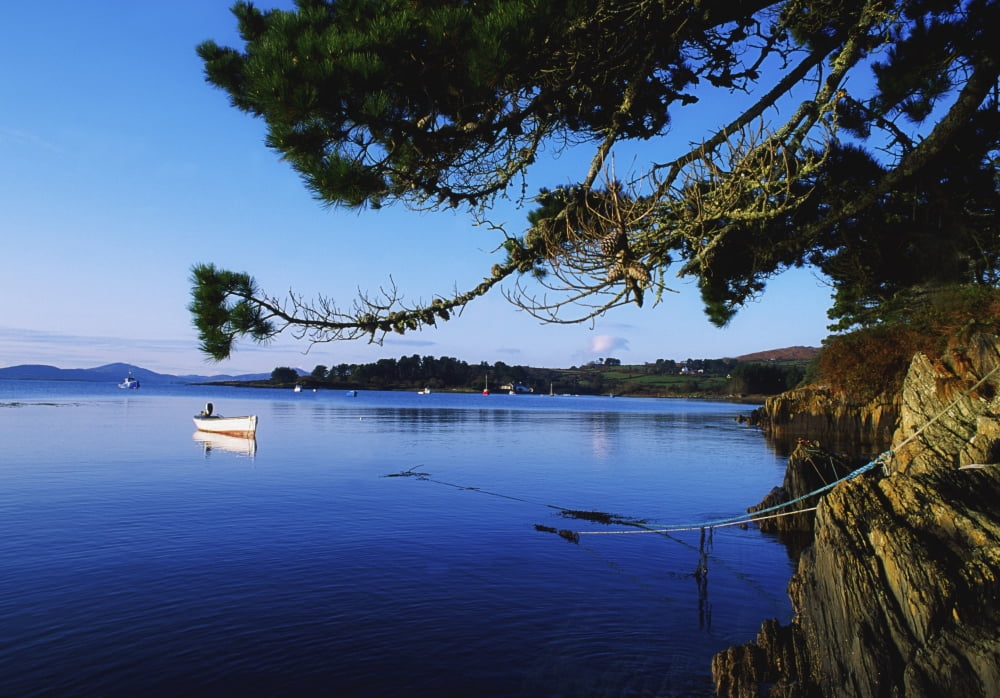 Co Cork Ahakista Harbour Canvas Art - The Irish Image Collection  Design Pics (36 x 24)