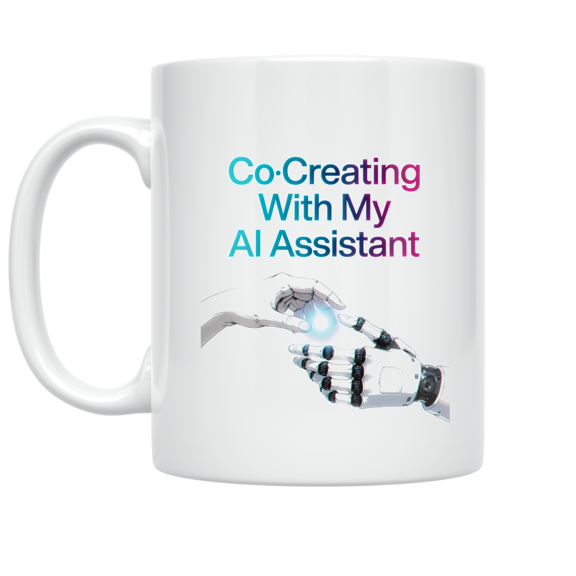 Co-Creating With My AI Assistant - Tech Enthusiast - 11 oz Ceramic Coffee Mug