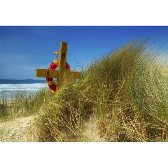 Co Down Ireland - Lifebelt Poster Print by The Irish Image Collection, 18 x 12