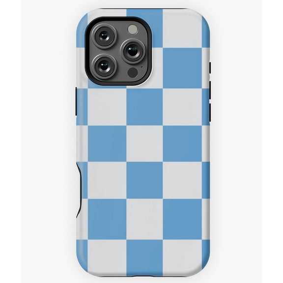 Co Dublin GAA Blue White Checkered N7133 Phone Case for iPhone 17 16 15 14 13 12 11 Pro Max