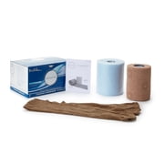 CoFlex TLC Fabric 2-Layer Compression Bandage System Beige NonSterile 4 Inch X 3-2/5 Yard / 4 Inch X 5-1/10 Yard 2 Ct