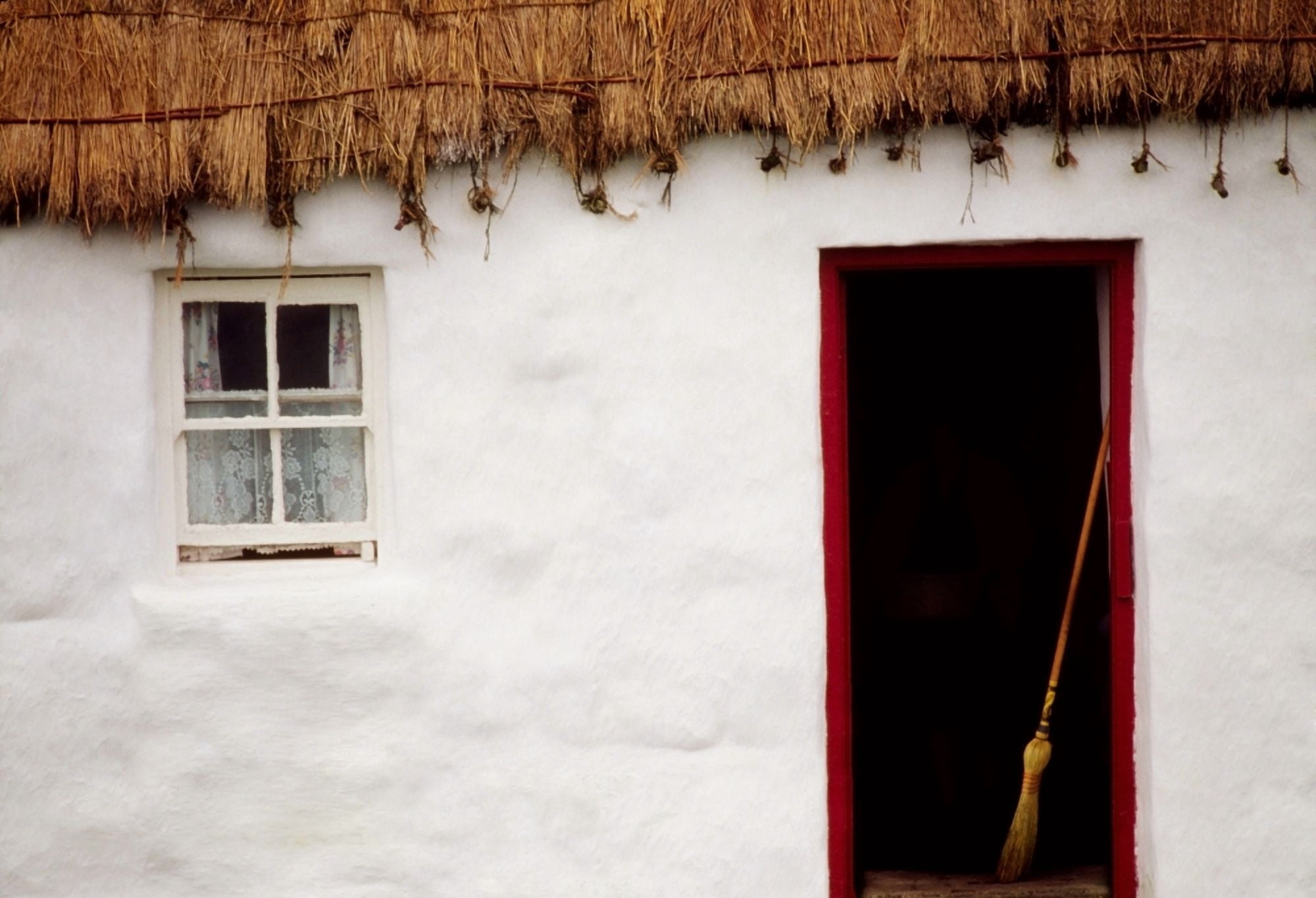 Co Galway Ireland Detail Of A Cottage Canvas Art - The Irish Image Collection Design Pics (18 x 12)