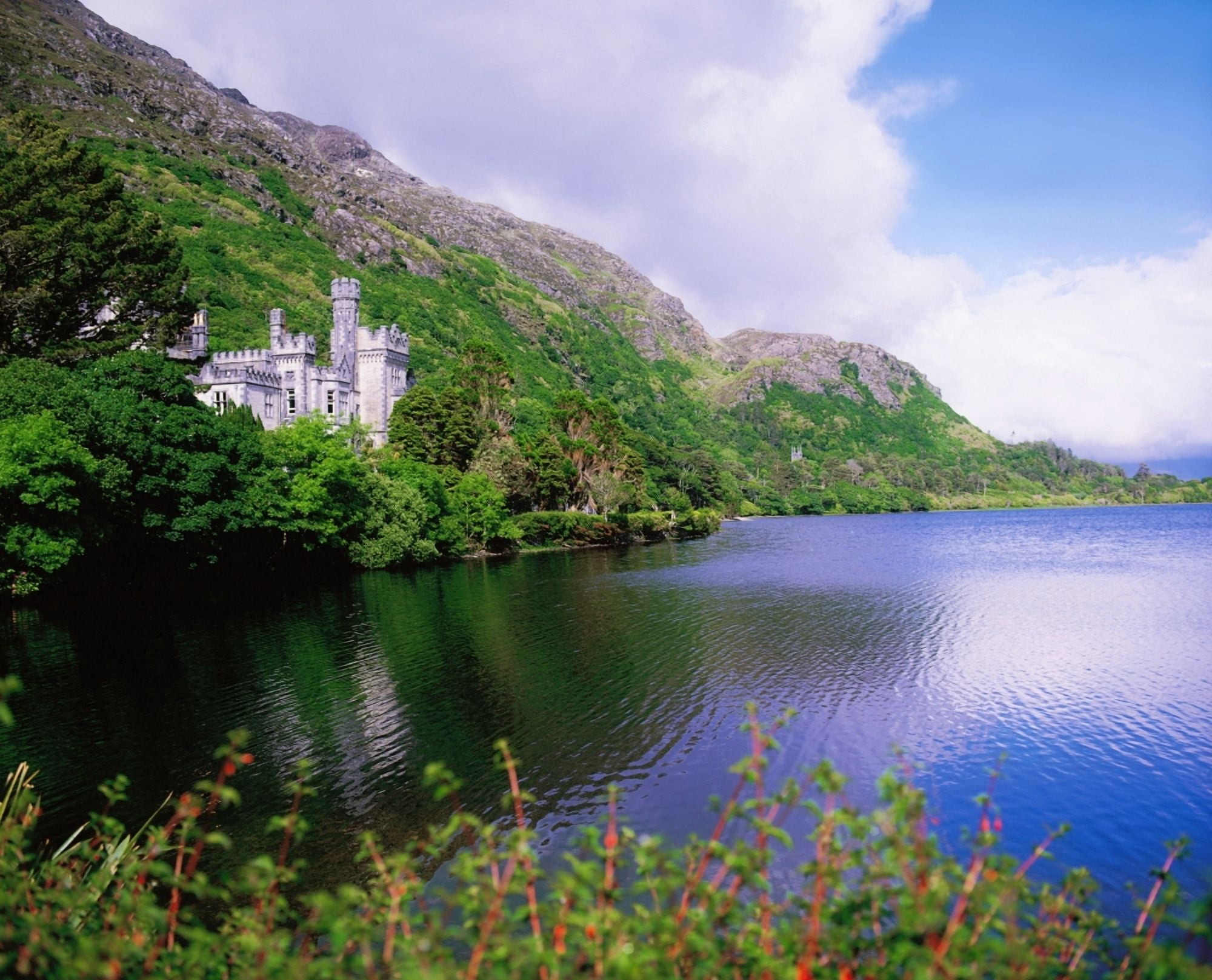 Co Galway Ireland Kylemore Abbey Canvas Art - The Irish Image Collection Design Pics (17 x 13)