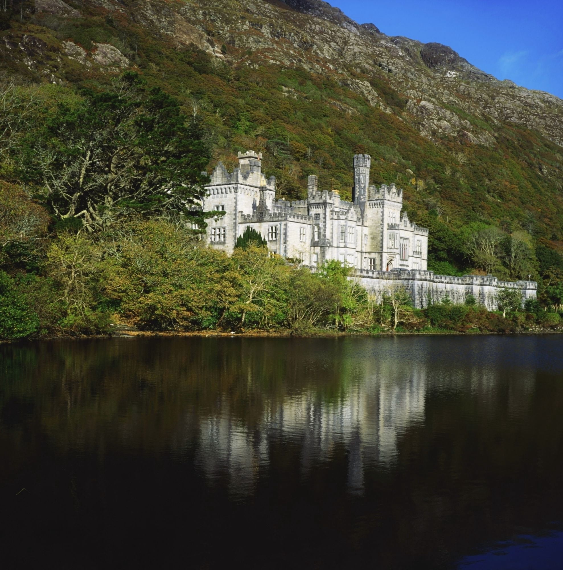 Co Galway Kylemore Abbey Canvas Art - The Irish Image Collection  Design Pics (24 x 24)
