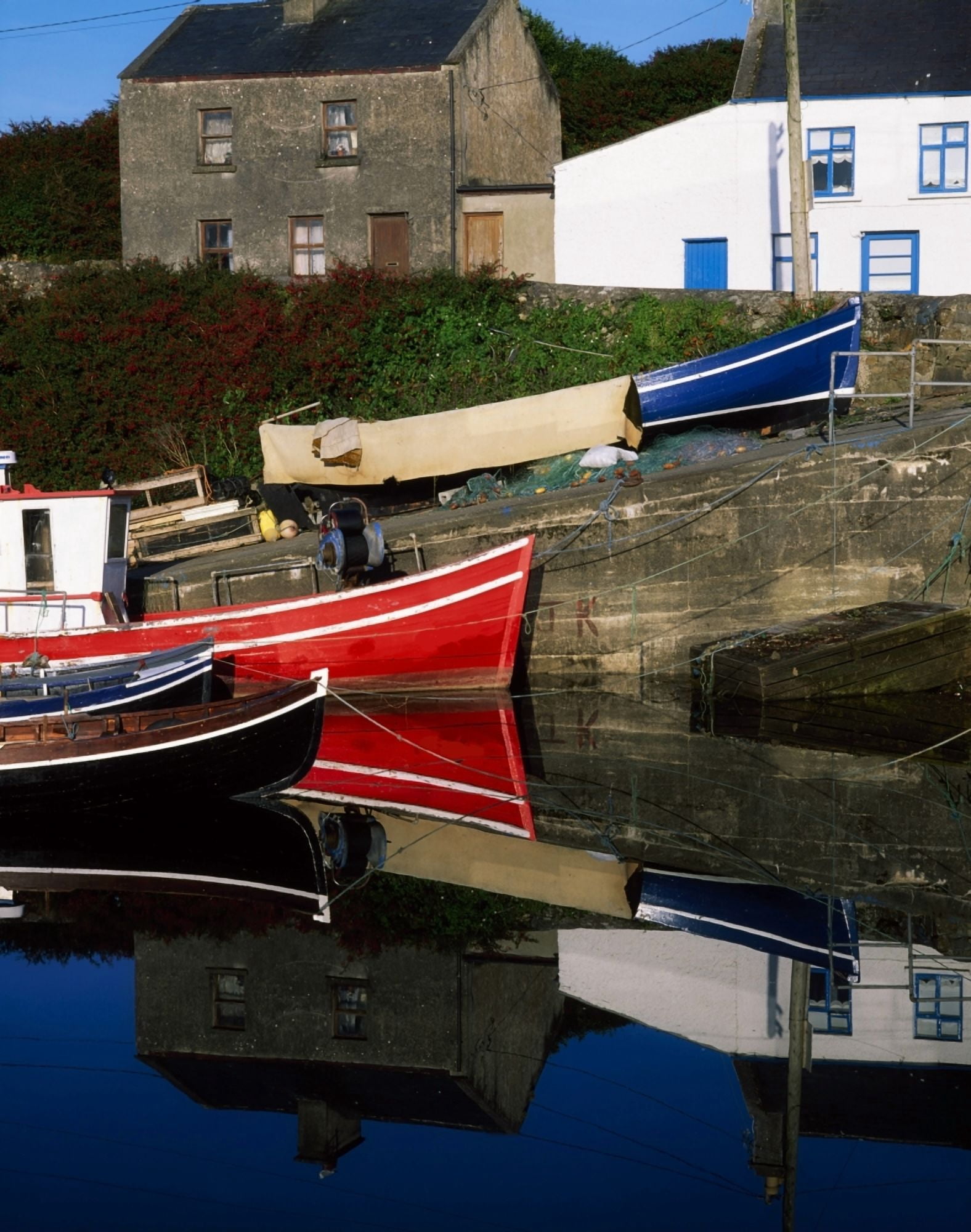 Co Galway Roundstone Connemara Canvas Art - The Irish Image Collection Design Pics (13 x 17)