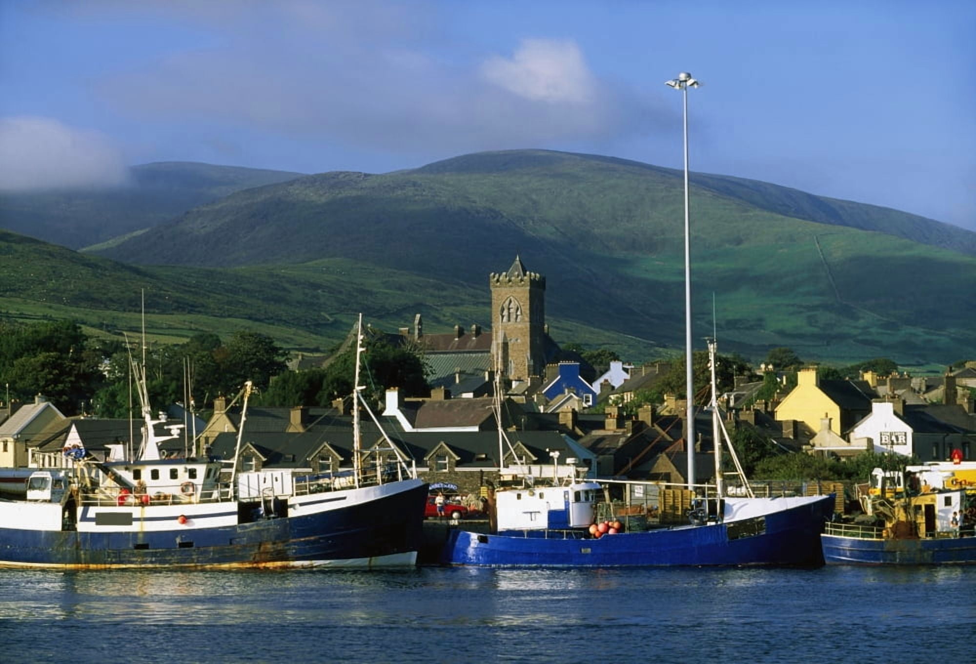 Co Kerry Dingle Harbour Canvas Art - The Irish Image Collection Design Pics (18 x 12)