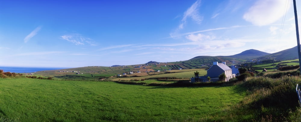 Co Kerry Dingle Peninsula Dunquin Ireland Canvas Art - The Irish Image Collection Design Pics (30 x 12)