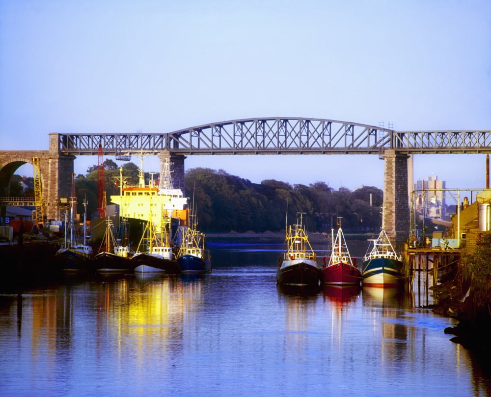 Co Louth Drogheda And River Boyne Canvas Art - The Irish Image Collection Design Pics (16 x 13)