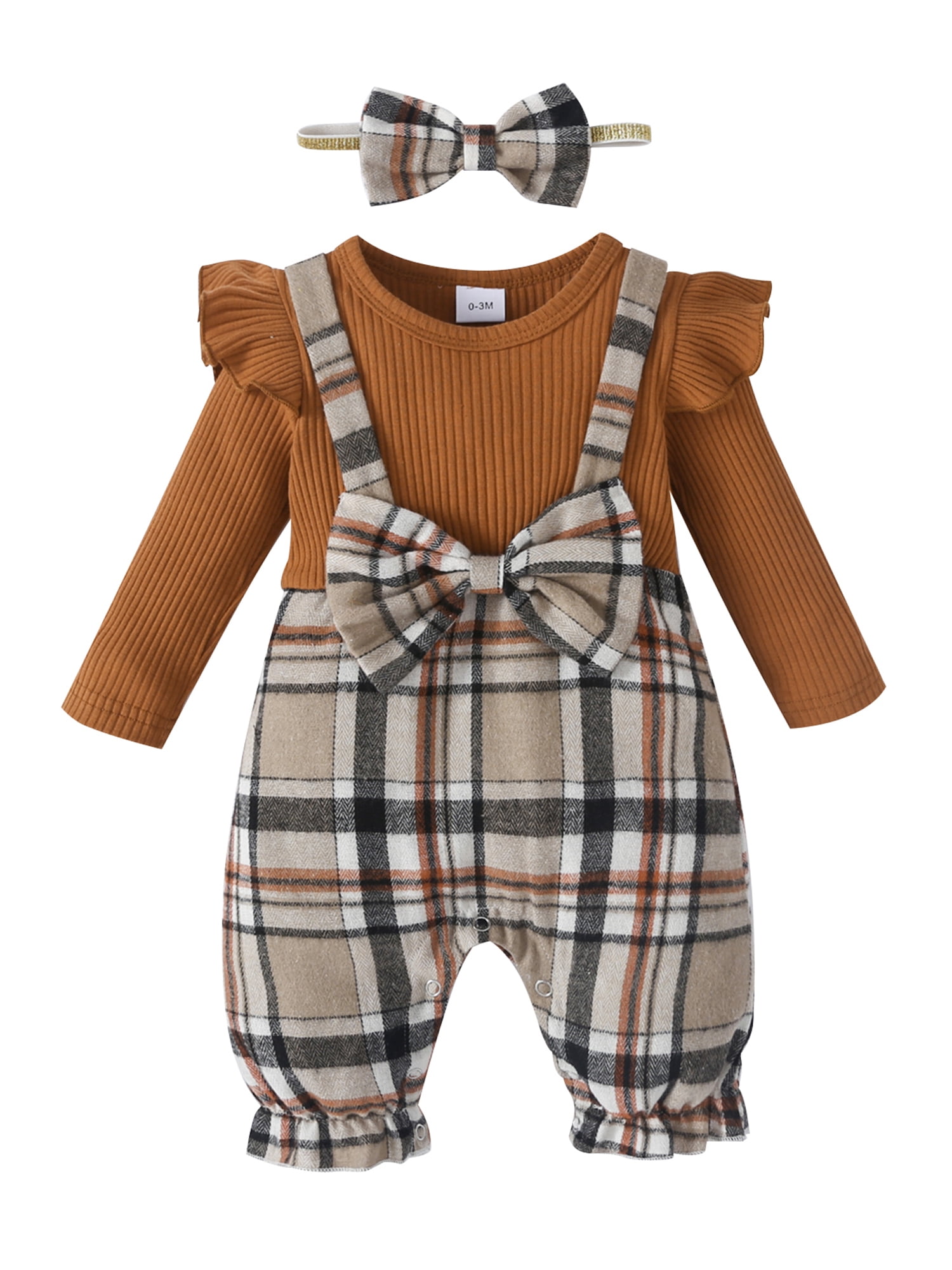 Co.MMehjri Baby Girl 2Pcs Fall Outfits 3 6 9 12 18 Months Infant Cotton