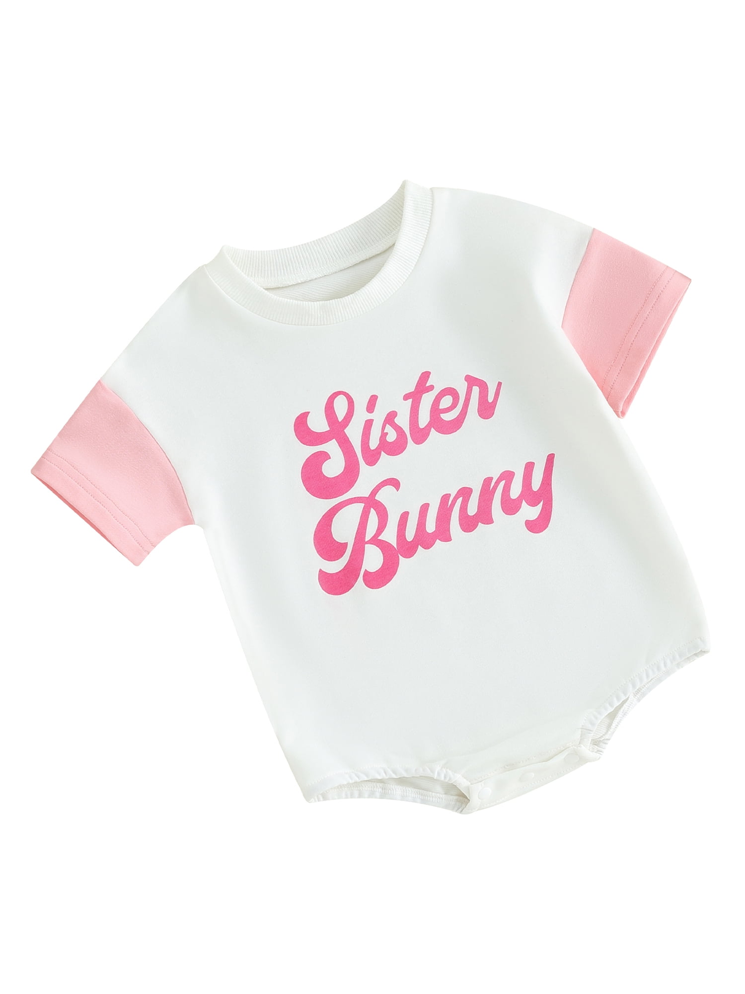 Co.MMehjri Baby Girl Easter Romper 3 6 9 12 18 Months Infant Clothes