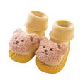 Co.MMehjri Baby Socks Shoes Winter Warm Bear Slippers Slipon Booties
