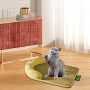 Co Oling Mat For Dogs Cats Pet Half Round Cushion Cooler With Handle Removable Washable Indoor Bed