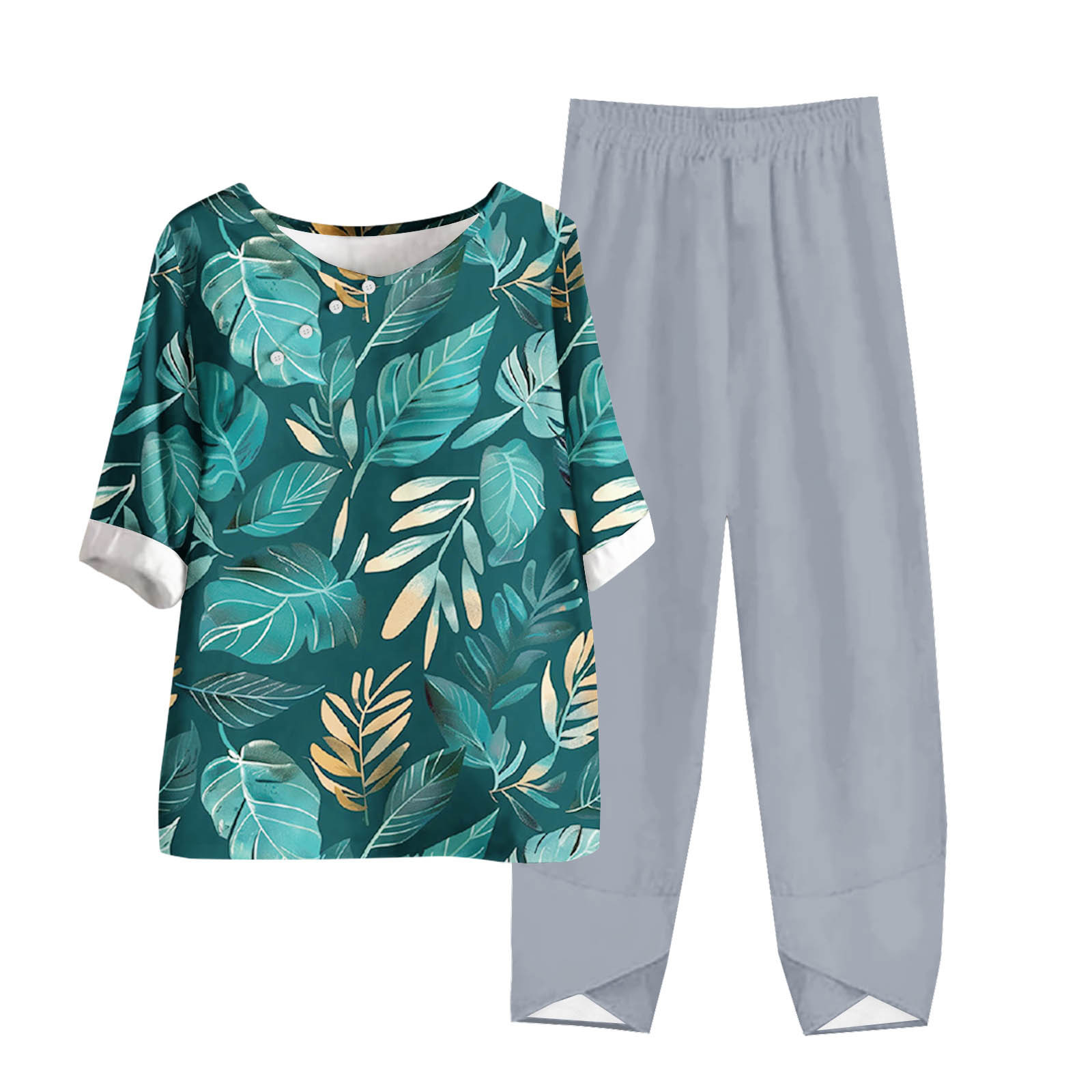 Co Ord Sets Summer Lounge Wear Two Piece Sets for Women Linen Co Ord