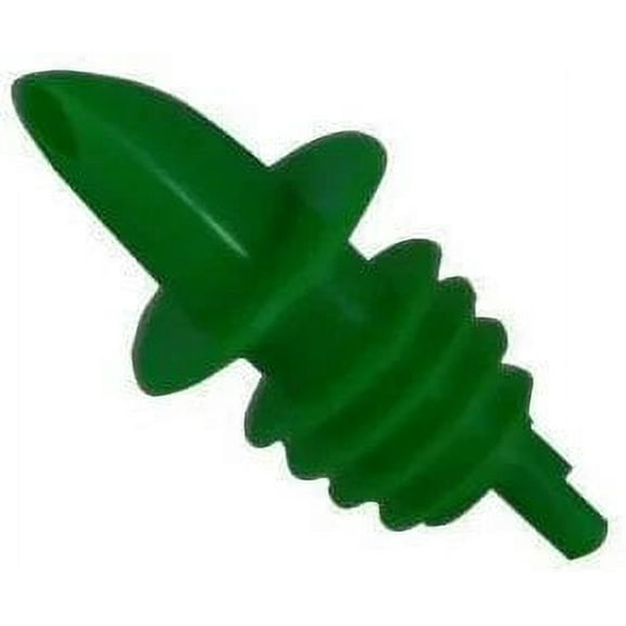 Co-Rect Speed Pour or Liquor Free Pour Sparkle Green Drink Pourers - Pack of 12
