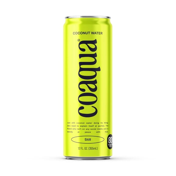 CoAqua Still Coconut Water, 12 fl oz, Single