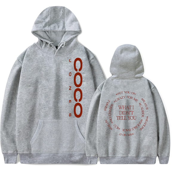 CoCo Jones Merch Hoodie What I Didn't Tell You Hoodies Men Women Long Sleeve Sweatshirt Streetwear Pullover Top