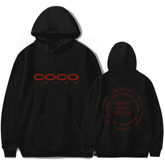 CoCo Jones Merch Hoodie What I Didnt Tell You Hoodies Unisex Long Sleeve Sweatshirt Streetwear Pullover Top