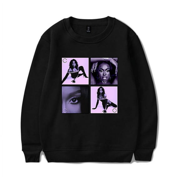CoCo Jones Merch Sweatshirt Coco Purple Photo Crewneck Unisex Long Sleeve Hoodie Streetwear Pullover Top