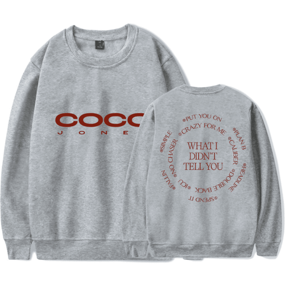 CoCo Jones Merch Sweatshirt What I Didnt Tell You Crewneck Unisex Long Sleeve Hoodie Streetwear Pullover Top