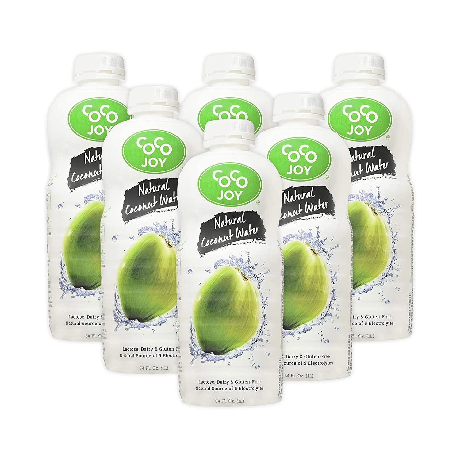 CoCo Joy Natural Coconut Water, 100 Coconut Water, Fresh, LowCalorie